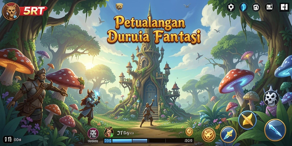 Screenshot 5RT menampilkan gameplay seru di dunia petualangan penuh tantangan.