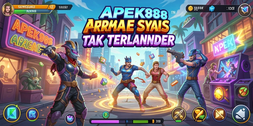 Tangkapan layar APEK88 menampilkan aksi seru di dunia arcade.