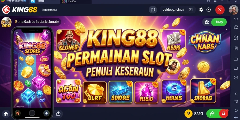 Tampilan gameplay Slot yang mengesankan dari KING88.