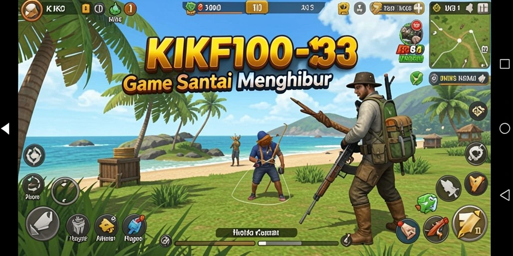 Tampilan gameplay KPK100 yang seru dan penuh warna.