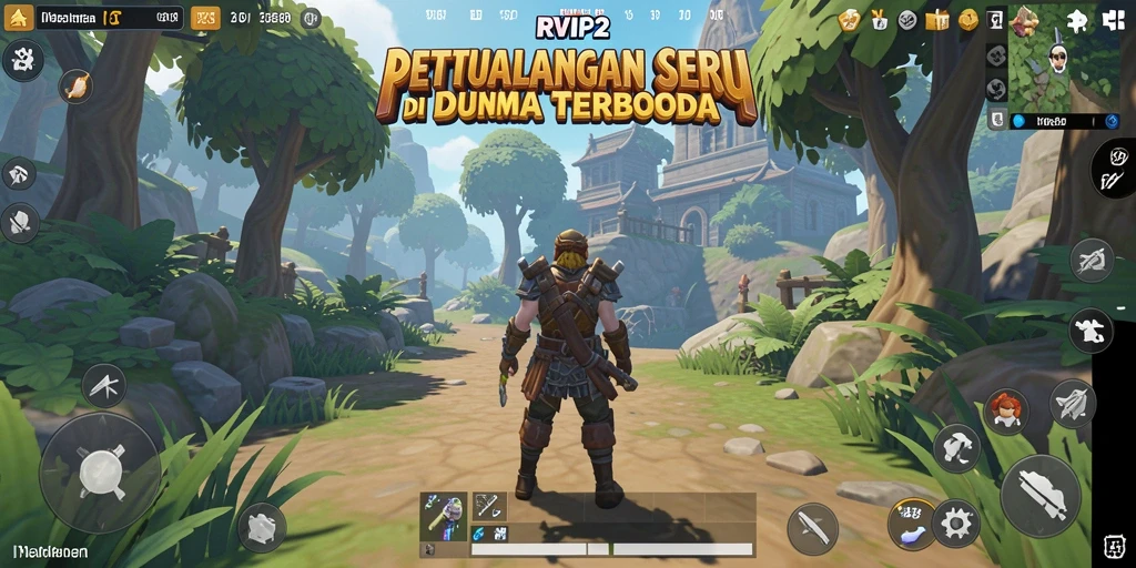 Tampilan gameplay Open World yang menakjubkan di RVIP2.